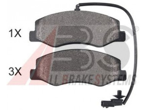 A.B.S. 37846 OE stabdžių trinkelių rinkinys, diskinis stabdys 
 Techninės priežiūros dalys -> Papildomas remontas
4406000Q0G, 4406000Q0M, 4406000Q1K