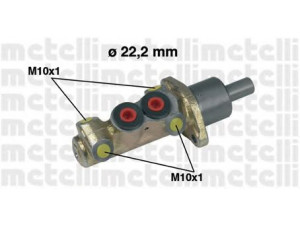 METELLI 05-0196 pagrindinis cilindras, stabdžiai 
 Stabdžių sistema -> Pagrindinis stabdžių cilindras
1H1 611 019B, 357 611 019A, 6U0 611 019