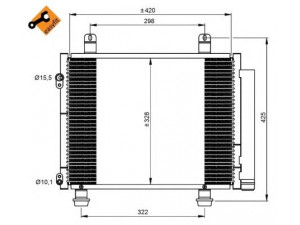 NRF 350208 kondensatorius, oro kondicionierius 
 Oro kondicionavimas -> Kondensatorius
4709132, 93193976, 9531051K10, 93193976