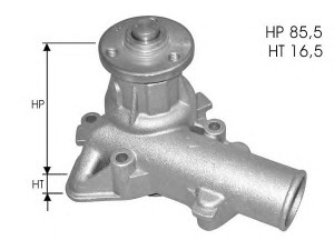 PROTECHNIC PRW0622 vandens siurblys 
 Aušinimo sistema -> Vandens siurblys/tarpiklis -> Vandens siurblys
5882693, 5936494