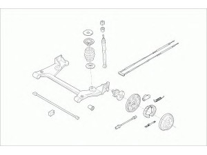 SACHS OPEL-ASTRA-RS006 vairavimo mechanizmas; rato pakaba 
 Ašies montavimas/vairavimo mechanizmas/ratai -> Prekių paieška pagal schemą
