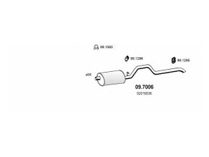 ASSO ART0400 išmetimo sistema 
 Išmetimo sistema -> Išmetimo sistema, visa