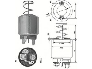 MAGNETI MARELLI 940113050486 solenoidinis jungiklis, starteris
S114829