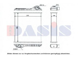 AKS DASIS 440588N radiatorius, variklio aušinimas