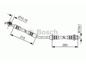 BOSCH 1 987 481 409 stabdžių žarnelė 
 Stabdžių sistema -> Stabdžių žarnelės
90947 02E08, 90947 02E08