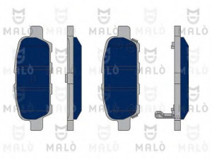 MAL? 1050330 stabdžių trinkelių rinkinys, diskinis stabdys 
 Techninės priežiūros dalys -> Papildomas remontas
440608H385, 44060AL585, 44060AL586