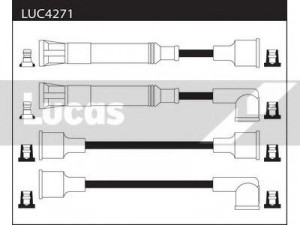 LUCAS ELECTRICAL LUC4271 uždegimo laido komplektas 
 Kibirkšties / kaitinamasis uždegimas -> Uždegimo laidai/jungtys