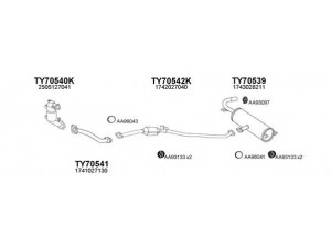 VENEPORTE 700097 išmetimo sistema 
 Išmetimo sistema -> Išmetimo sistema, visa