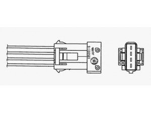 NGK 1852 lambda jutiklis 
 Variklis -> Variklio elektra
1628.KN, 96 369 687 80, 1628.KN