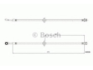 BOSCH 0 204 B08 981 stabdžių žarnelė 
 Stabdžių sistema -> Stabdžių žarnelės
90089 47003