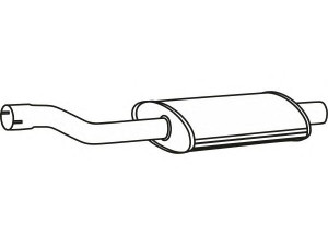 FENNO P2289 vidurinis duslintuvas 
 Išmetimo sistema -> Duslintuvas
46548655, 7781517