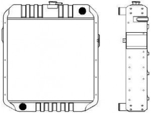 SAKURA  Automotive 1191-0501 radiatorius, variklio aušinimas