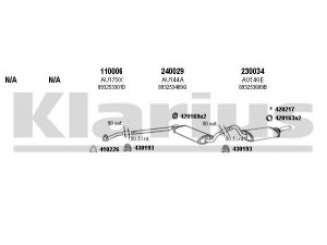 KLARIUS 940232E išmetimo sistema 
 Išmetimo sistema -> Išmetimo sistema, visa