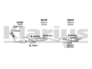 KLARIUS 391420E išmetimo sistema 
 Išmetimo sistema -> Išmetimo sistema, visa