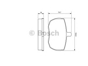 BOSCH 0 986 424 567 stabdžių trinkelių rinkinys, diskinis stabdys 
 Techninės priežiūros dalys -> Papildomas remontas
1502946, 5018908, RTC 3163