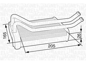 MAGNETI MARELLI 350218315000 šilumokaitis, salono šildymas 
 Šildymas / vėdinimas -> Šilumokaitis
9722726000
