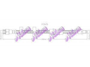 Brovex-Nelson H3629 stabdžių žarnelė 
 Stabdžių sistema -> Stabdžių žarnelės
7573601, 7573602, 7598927, 7598927