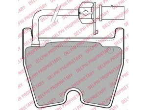 DELPHI LP2089 stabdžių trinkelių rinkinys, diskinis stabdys 
 Techninės priežiūros dalys -> Papildomas remontas
3D0 698 151A, 420 698 151C, 420 698 151D