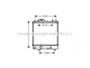 AVA QUALITY COOLING OL2382 radiatorius, variklio aušinimas 
 Aušinimo sistema -> Radiatorius/alyvos aušintuvas -> Radiatorius/dalys
4705904, 09210556