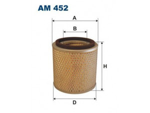 FILTRON AM452 oro filtras 
 Techninės priežiūros dalys -> Techninės priežiūros intervalai
8-94382-063-2, 8943820630, 4301497