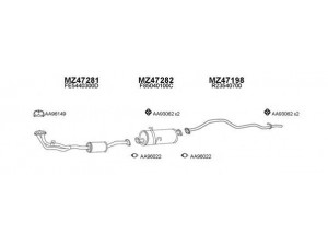 VENEPORTE 470047 išmetimo sistema 
 Išmetimo sistema -> Išmetimo sistema, visa