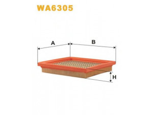 WIX FILTERS WA6305 oro filtras 
 Techninės priežiūros dalys -> Techninės priežiūros intervalai
16546-AX60A, 165460U800, 165460U80A