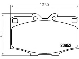 HELLA 8DB 355 007-301 stabdžių trinkelių rinkinys, diskinis stabdys 
 Techninės priežiūros dalys -> Papildomas remontas
J0449135130, J0449135130, J0449135130