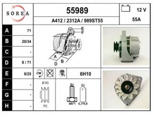 EAI 55989 kintamosios srovės generatorius
5003508