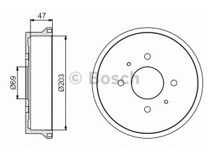 BOSCH 0 986 477 235 stabdžių būgnas 
 Stabdžių sistema -> Būgninis stabdys -> Stabdžių būgnas
4615A012, 4544230101