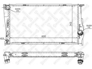 STELLOX 10-25580-SX radiatorius, variklio aušinimas 
 Aušinimo sistema -> Radiatorius/alyvos aušintuvas -> Radiatorius/dalys
17117788903, 17117790297, 7794488