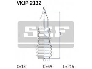 SKF VKJP 2132 gofruotoji membrana, vairavimas 
 Vairavimas -> Gofruotoji membrana/sandarinimai
451 460 00 96, 491 4V0 02