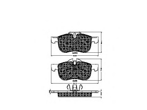 SPIDAN 32781 stabdžių trinkelių rinkinys, diskinis stabdys 
 Techninės priežiūros dalys -> Papildomas remontas
SFP100511, GBP90342