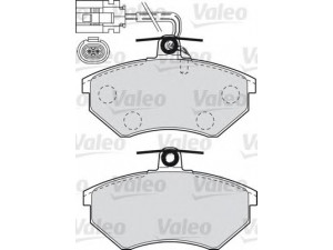 VALEO 598982 stabdžių trinkelių rinkinys, diskinis stabdys 
 Techninės priežiūros dalys -> Papildomas remontas
357698151C