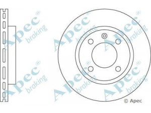 APEC braking DSK116 stabdžių diskas 
 Stabdžių sistema -> Diskinis stabdys -> Stabdžių diskas
321615301A, 321615301B, 321615301C