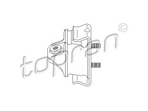 TOPRAN 110 983 variklio montavimas 
 Variklis -> Variklio montavimas -> Variklio montavimo rėmas
901 241 25 13, 2D0 199 379A