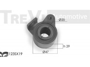 TREVI AUTOMOTIVE KD1081 paskirstymo diržo komplektas 
 Techninės priežiūros dalys -> Papildomas remontas