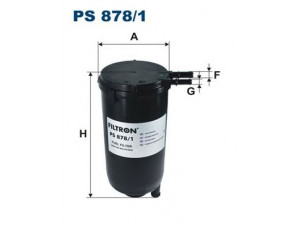 FILTRON PS878/1 kuro filtras 
 Techninės priežiūros dalys -> Papildomas remontas
42555920, MK 666099, MK 666922