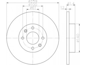 HELLA PAGID 8DD 355 115-271 stabdžių diskas 
 Stabdžių sistema -> Diskinis stabdys -> Stabdžių diskas
6001547683, 6001577683, 7701208252