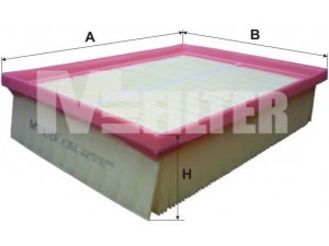 MFILTER K 351 oro filtras 
 Techninės priežiūros dalys -> Techninės priežiūros intervalai
834 316, 834 323, 90 499 601, 24437415