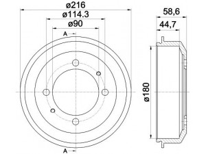 MINTEX MBD356 stabdžių būgnas 
 Stabdžių sistema -> Būgninis stabdys -> Stabdžių būgnas
5841122000, 5841122010, 5841122020