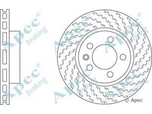 APEC braking DSK2308 stabdžių diskas 
 Dviratė transporto priemonės -> Stabdžių sistema -> Stabdžių diskai / priedai
95535140140, 95535140141, 7L6615301D