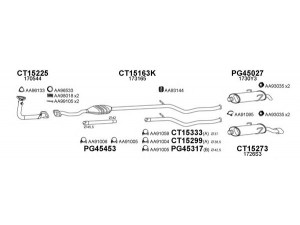 VENEPORTE 150092 išmetimo sistema 
 Išmetimo sistema -> Išmetimo sistema, visa