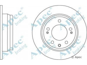 APEC braking DSK2672 stabdžių diskas 
 Stabdžių sistema -> Diskinis stabdys -> Stabdžių diskas
584111H300, 584111H100, 584111H300
