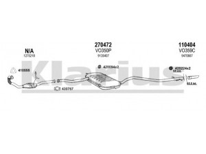 KLARIUS 960259E išmetimo sistema 
 Išmetimo sistema -> Išmetimo sistema, visa
