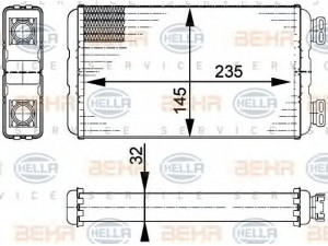 HELLA 8FH 351 313-011 šilumokaitis, salono šildymas 
 Šildymas / vėdinimas -> Šilumokaitis
27115-00QAF, 44 15 542, 93181454