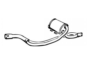 WALKER 15508 vidurinis duslintuvas 
 Išmetimo sistema -> Duslintuvas
172885