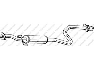 BOSAL 283-851 vidurinis duslintuvas 
 Išmetimo sistema -> Duslintuvas
GEX-33503, WCE-10126