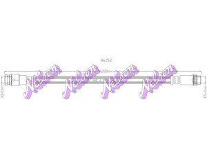 Brovex-Nelson H6152 stabdžių žarnelė 
 Stabdžių sistema -> Stabdžių žarnelės
480600, 4806000, 4806006, 4806E3