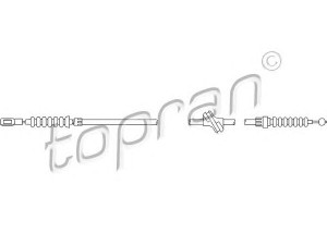 TOPRAN 103 754 trosas, stovėjimo stabdys 
 Stabdžių sistema -> Valdymo svirtys/trosai
4A0 609 721C, 4A0 609 721F