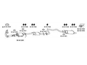 HJS Ma_163 išmetimo sistema 
 Išmetimo sistema -> Išmetimo sistema, visa